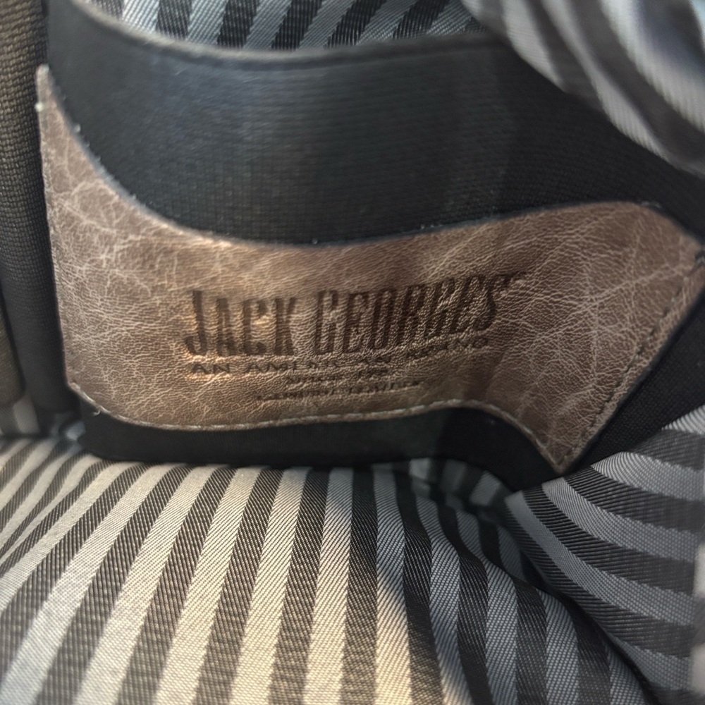 Jack Georges Brown Leather Backpack - Picture 5 of 10